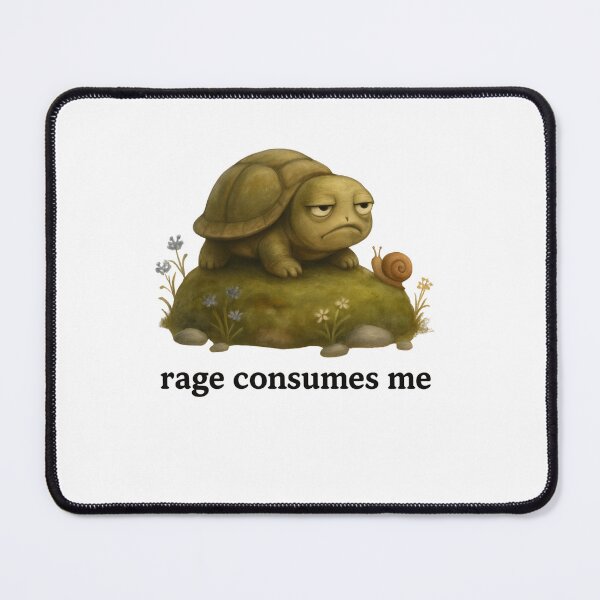Item preview, Rage Consumes Me Grumpy Turtle designed and sold by SiarheiYur.