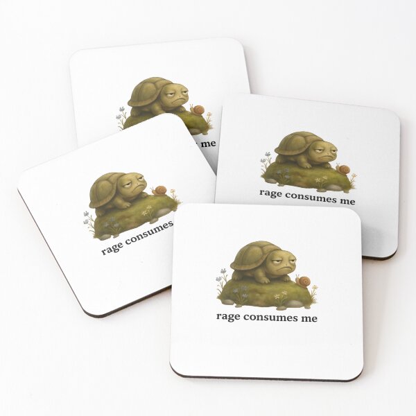 Item preview, Rage Consumes Me Grumpy Turtle designed and sold by SiarheiYur.