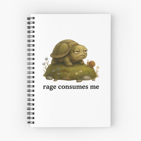 Item preview, Rage Consumes Me Grumpy Turtle designed and sold by SiarheiYur.