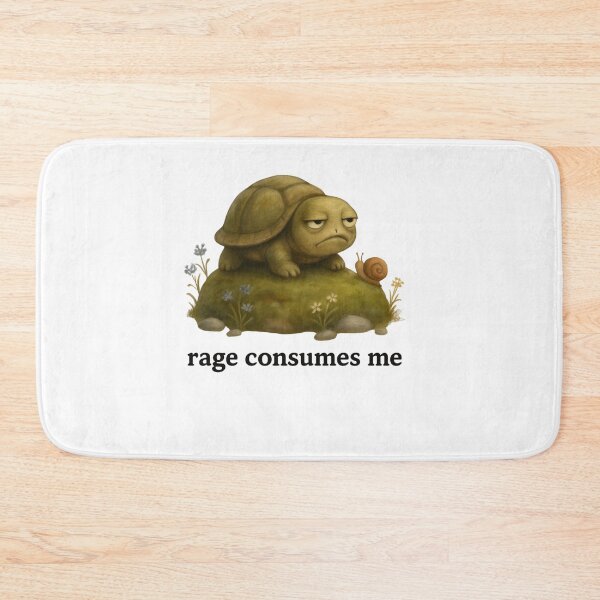 Item preview, Rage Consumes Me Grumpy Turtle designed and sold by SiarheiYur.