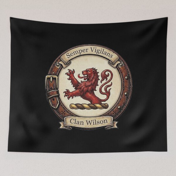 Item preview, Clan Wilson Crest designed and sold by BagTown Clans.