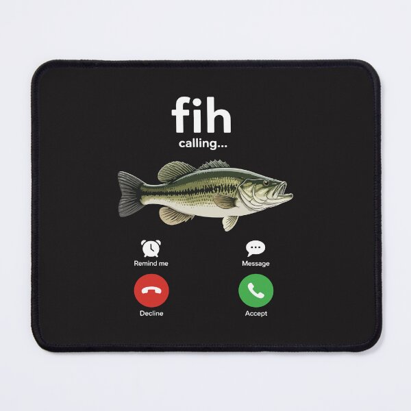 Item preview, Fih Calling Funny Fishing Meme Misspelled Fish Humor Design designed and sold by kiralynstration.