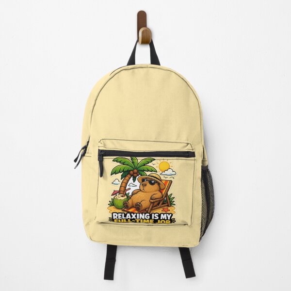 Item preview, Funny Capybara Sticker Beach Vacation Lover Gift designed and sold by Gentlestate.