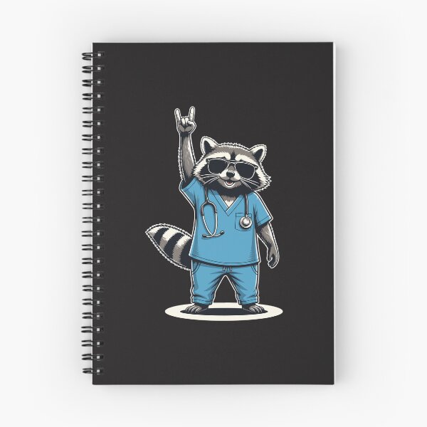 Item preview, Funny Raccoon Nurse Week Appreciation Cute Nurse Humor Design designed and sold by kiralynstration.