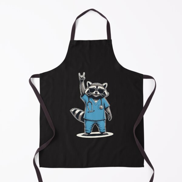 Item preview, Funny Raccoon Nurse Week Appreciation Cute Nurse Humor Design designed and sold by kiralynstration.