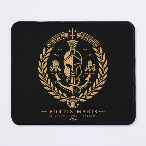 Item preview, Fortis Maris Spartan Warrior of the Sea Crest designed and sold by MWSailingClub.