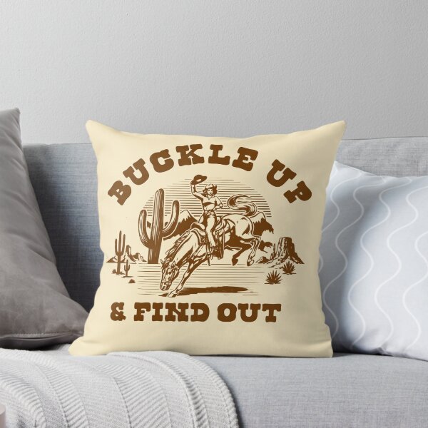 Item preview, Buckle Up & Find Out | Vintage Cowgirl Rodeo | Western Retro designed and sold by Abibless1998.