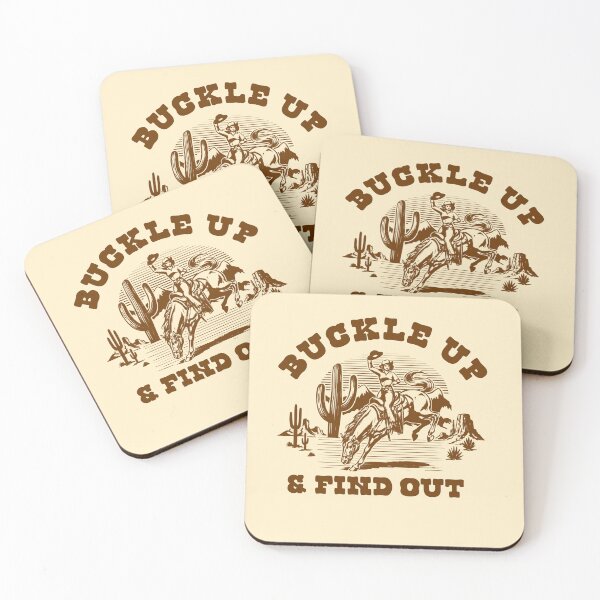 Item preview, Buckle Up & Find Out | Vintage Cowgirl Rodeo | Western Retro designed and sold by Abibless1998.
