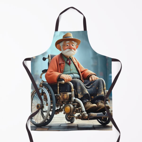 Item preview, Old Man riding a pimped Wheelchair designed and sold by Colin Bentham.