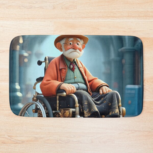 Item preview, Old Man riding a pimped Wheelchair designed and sold by Colin Bentham.