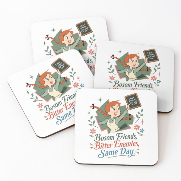 Item preview, Anne of Green Gables Bosom Friends Bitter Enemies Same Day designed and sold by Fenay Designs.