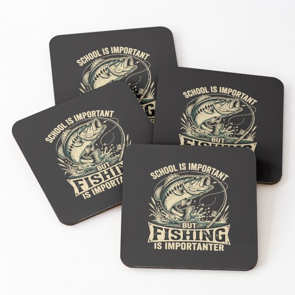 Item preview, School Is Important But Fishing Is Importanter Funny Fishing Humor designed and sold by kiralynstration.