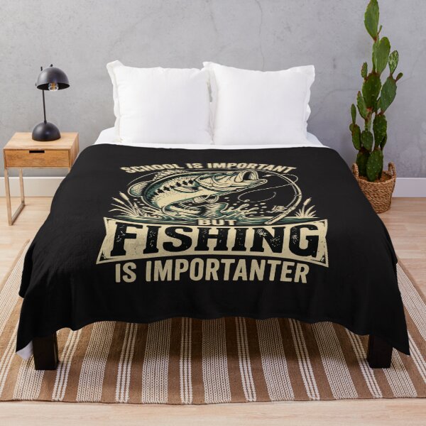 Item preview, School Is Important But Fishing Is Importanter Funny Fishing Humor designed and sold by kiralynstration.