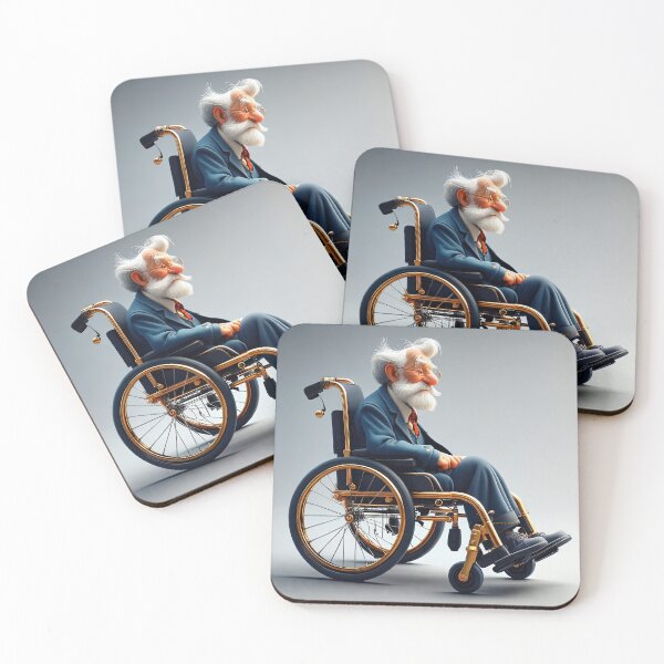 Item preview, Old Man riding a pimped Wheelchair designed and sold by Colin Bentham.