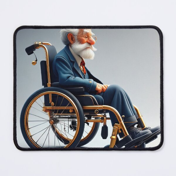 Item preview, Old Man riding a pimped Wheelchair designed and sold by Colin Bentham.