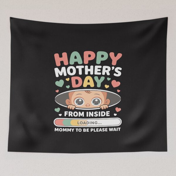 Item preview, Happy Mothers Day Mommy To Be Loading Pregnancy Cute Design designed and sold by kiralynstration.