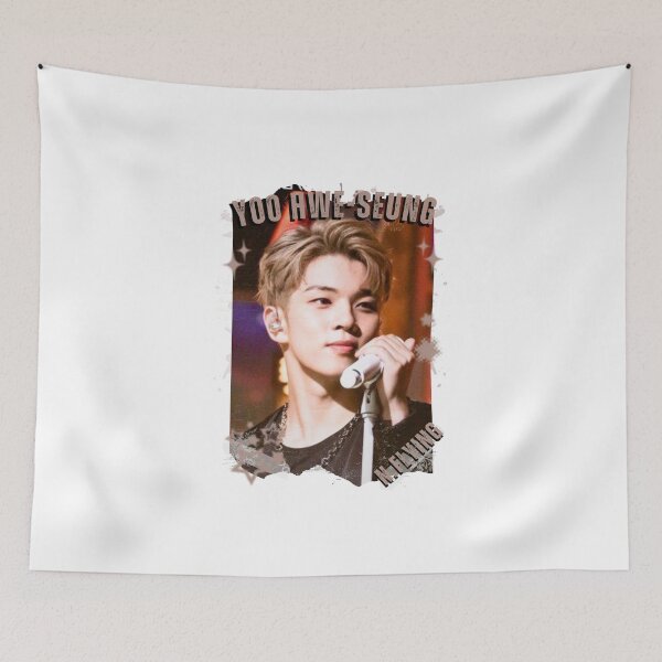 Item preview, N.Flying Yoo Hwe-seung Inspired Korean Rock Band Art Kpop Boy group K-music south korean Boy group Scrapbook Collage Cozy Y2K Vintage Design designed and sold by HELL0WBELLO.