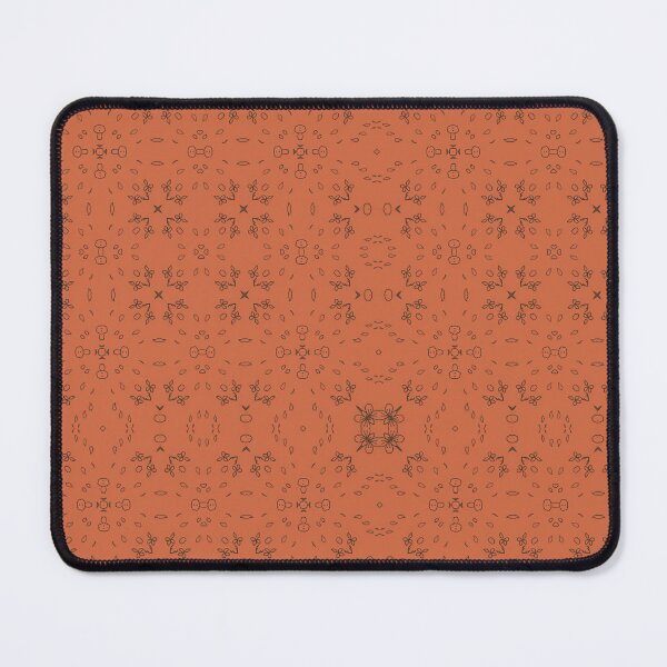 Item preview, Red Orange Floral Line Pattern designed and sold by GraceInNatureCo.