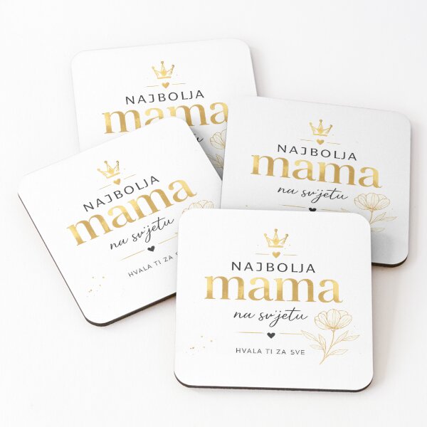 Item preview, Najbolja Mama gold designed and sold by CroatianvShop.