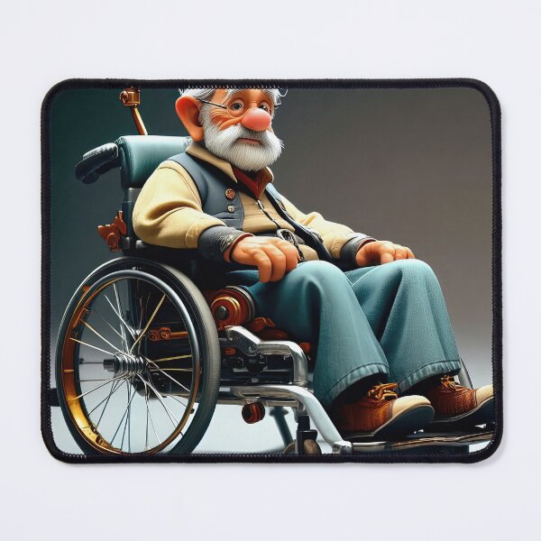Item preview, Old Man riding a pimped Wheelchair designed and sold by Colin Bentham.