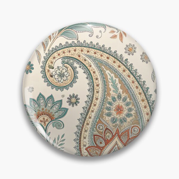 Item preview, Vintage Paisley Pattern – Boho Ornamental Seamless Design designed and sold by Erik Visnievskij.