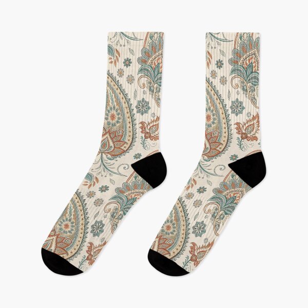 Item preview, Vintage Paisley Pattern – Boho Ornamental Seamless Design designed and sold by Erik Visnievskij.