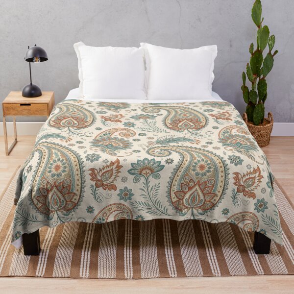 Item preview, Vintage Paisley Pattern – Boho Ornamental Seamless Design designed and sold by Erik Visnievskij.