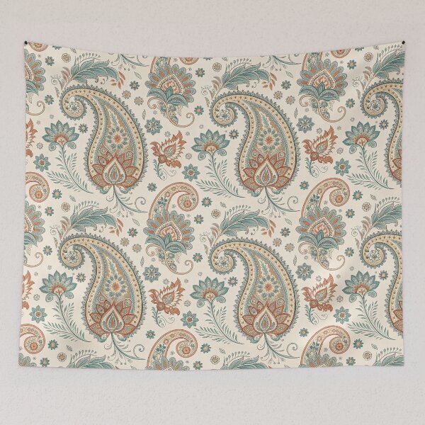 Item preview, Vintage Paisley Pattern – Boho Ornamental Seamless Design designed and sold by Erik Visnievskij.