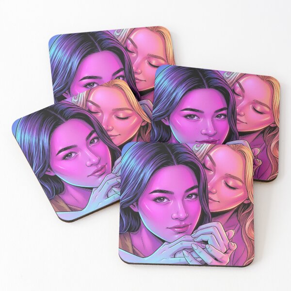 Item preview, Sweet On You Thai GL Series Lgbtq+ Love Sapphic Decor Poster Print  designed and sold by Mind Space.
