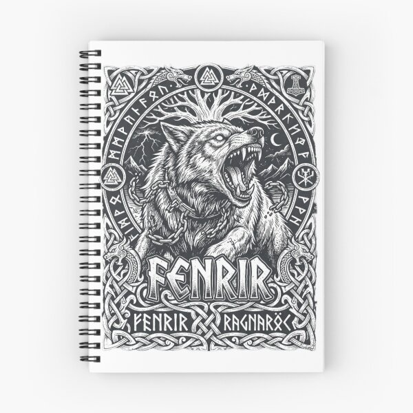 Item preview, dog, fenrir, norwey, god,viking designed and sold by Hephaestus's Forge.