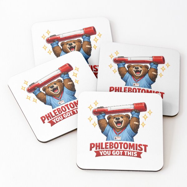 Item preview, Cute Bear Phlebotomist Motivation Funny Animal Medical Design National Phlebotomist Recognition Week Gift designed and sold by ClinicalHubs.