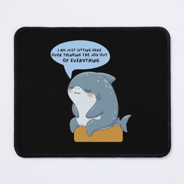 Item preview, Overthinking Shark designed and sold by Nature's Chibis.