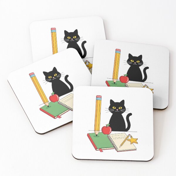 Item preview, Black Cat Blank Lesson Planner Gift designed and sold by pumsquare.