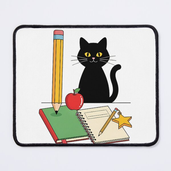 Item preview, Black Cat Blank Lesson Planner Gift designed and sold by pumsquare.