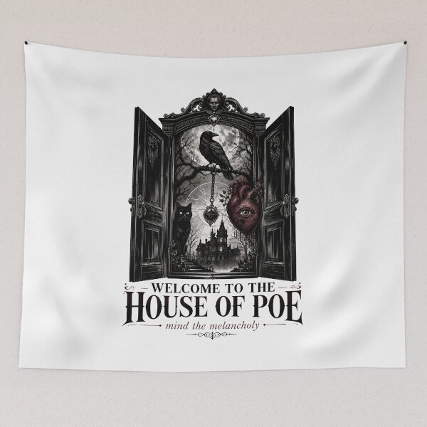 Item preview, Welcome to the House of Poe Mind the Melancholy Gothic Design designed and sold by Fenay Designs.