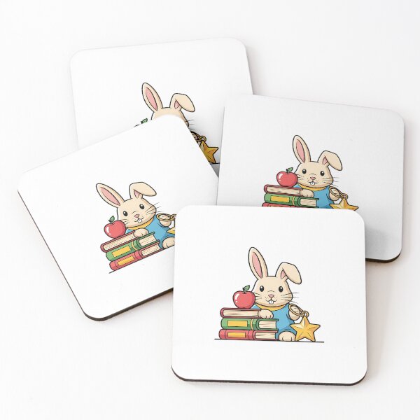 Item preview, Bunny Library Book Stack Gift designed and sold by pumsquare.