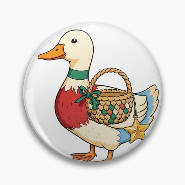 Item preview, Duck Crochet Basket Gift designed and sold by pumsquare.