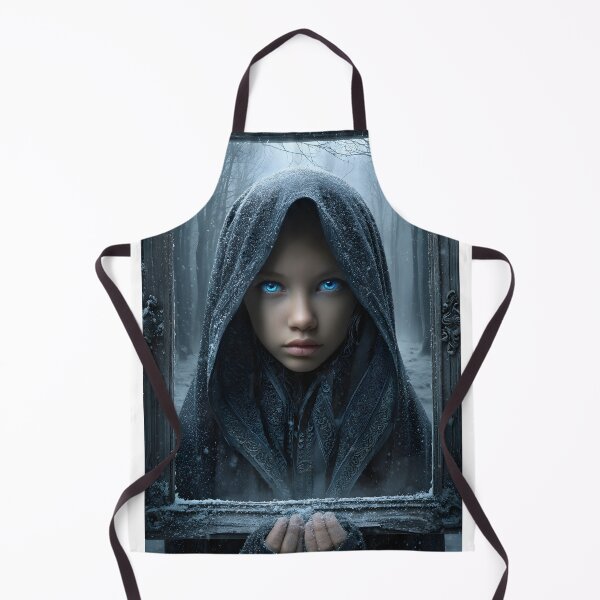 Item preview, Mysterious Girl in a Snowy Forest Portrait designed and sold by Artessie.