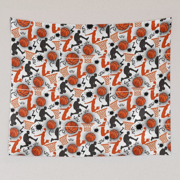 Item preview, Basketbll full-color digital art print designed and sold by Combatente.