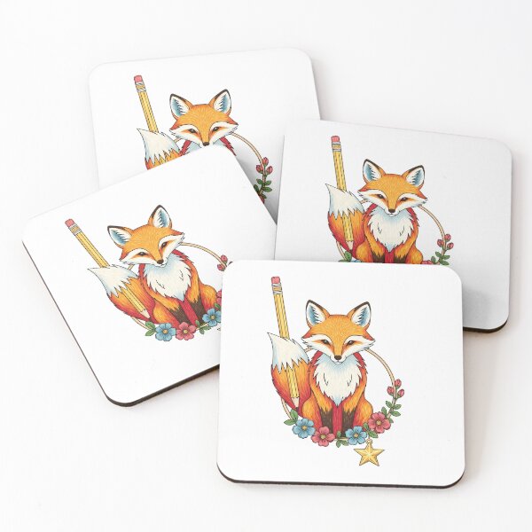 Item preview, Fox Embroidery Hoop Gift designed and sold by pumsquare.