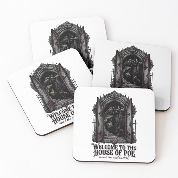 Item preview, Welcome to the House of Poe Gothic Doorway Melancholy Raven designed and sold by Fenay Designs.