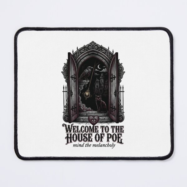 Item preview, Welcome to the House of Poe Gothic Doorway Melancholy Raven designed and sold by Fenay Designs.