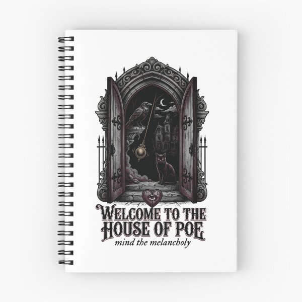 Item preview, Welcome to the House of Poe Gothic Doorway Melancholy Raven designed and sold by Fenay Designs.