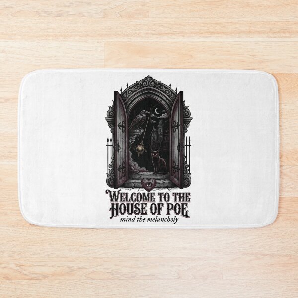 Item preview, Welcome to the House of Poe Gothic Doorway Melancholy Raven designed and sold by Fenay Designs.