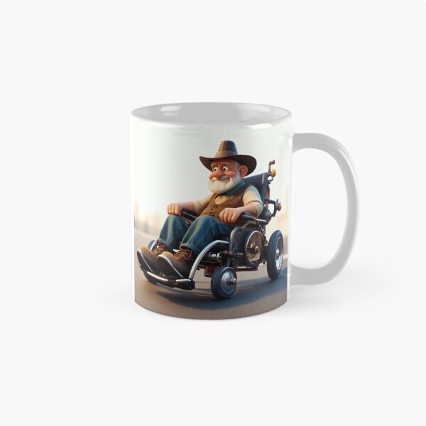 Item preview, Old Man riding a pimped Wheelchair designed and sold by Colin Bentham.
