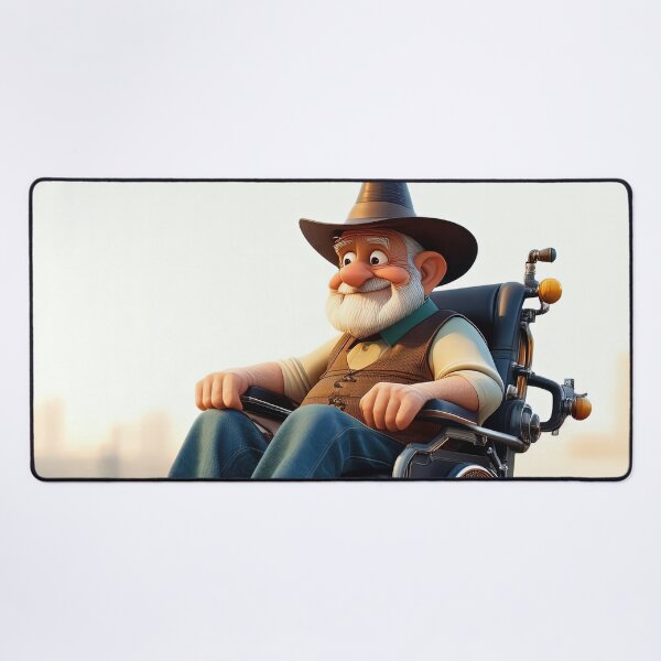 Item preview, Old Man riding a pimped Wheelchair designed and sold by Colin Bentham.