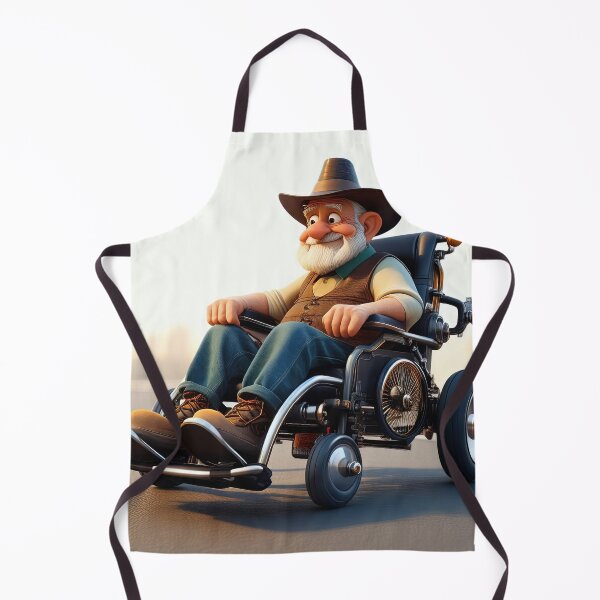 Item preview, Old Man riding a pimped Wheelchair designed and sold by Colin Bentham.