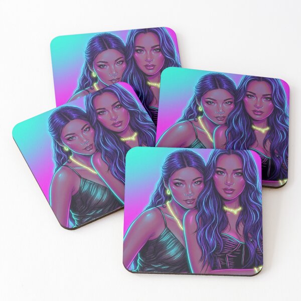 Item preview, Good Night Vibes Thai GL Series Lgbtq+ Love Sapphic Decor Poster Print  designed and sold by Mind Space.