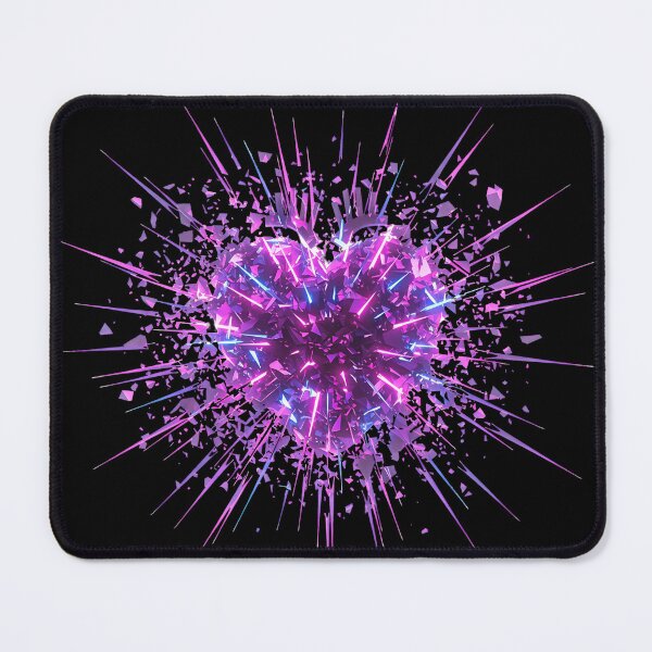 Item preview, Neon Love Explosion – Electric Heart Design designed and sold by RH Design Lab.