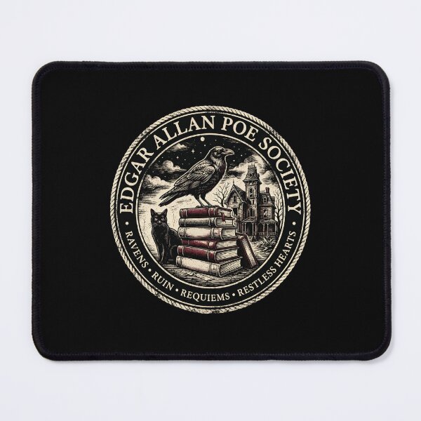 Item preview, Edgar Allan Poe Society Ravens Ruin Requiems Restless Hearts designed and sold by Fenay Designs.
